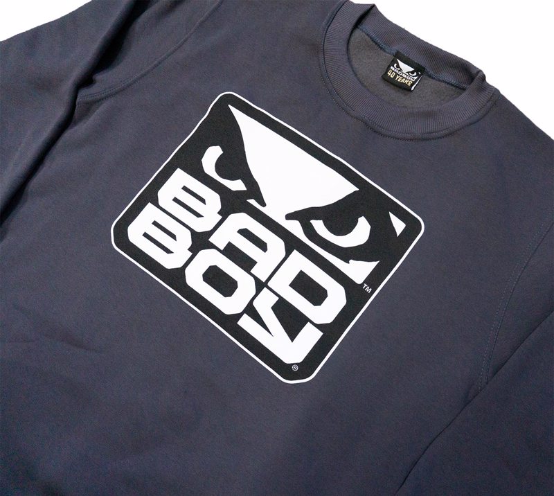 BAD BOY Logo Big crewneck- Grey